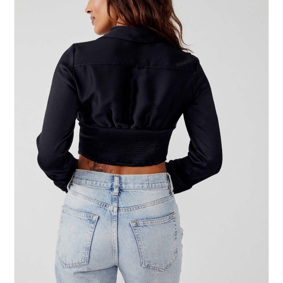 🛍️ NWT FREE PEOPLE AURORA BLOUSE - Picture 7 of 8